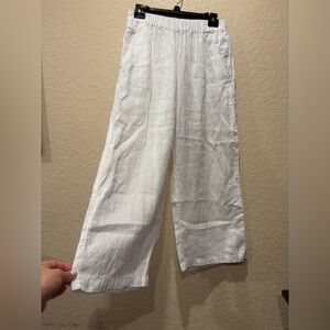 Cynthia Rowley White Linen Pants
